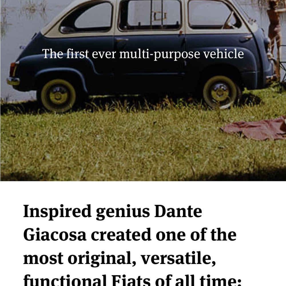 FIAT MULTIPLA ABARTH DIE CAST MODEL 750 Multipla 1960 - Picture 9 of 14